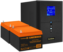 ИБП + батарея ExeGate SineTower SZ-2000.LCD.AVR.3SH.1C13.USB + 2x HRL 12-26 (26Ач) F665951