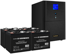 ИБП + батарея ExeGate SineTower SZ-3000.LCD.AVR.3SH.1C13.RJ.USB + 4x DTM 1255 (55Ач) F666939