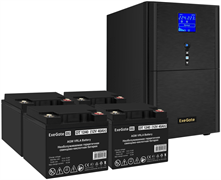 ИБП + батарея ExeGate SineTower SZ-5000.LCD.AVR.2SH.1C13.T.RJ.USB + 4x DT 1240 (40Ач) F665990