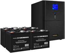 ИБП + батарея ExeGate SineTower SZ-5000.LCD.AVR.2SH.1C13.T.RJ.USB + 4x DTM 1255 (55Ач) F666942