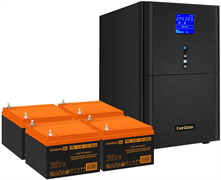 ИБП + батарея ExeGate SineTower SZ-5000.LCD.AVR.2SH.1C13.T.RJ.USB + 4x HRL 12-26 (26Ач) F665988
