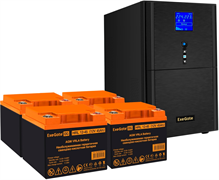 ИБП + батарея ExeGate SineTower SZ-5000.LCD.AVR.2SH.1C13.T.RJ.USB + 4x HRL 12-45 (45Ач) F671968