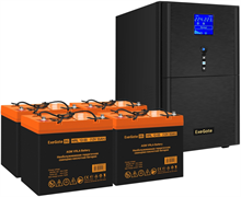 ИБП + батарея ExeGate SineTower SZ-5000.LCD.AVR.2SH.1C13.T.RJ.USB + 4x HRL 12-55 (55Ач) F665992