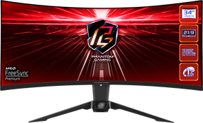 Монитор ASRock 34  Phantom Gaming PG34WQ15R2B F49761