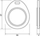 IL-07M IronLogic RFID Брелок Mifare 13.56MHz 15136 - фото 73500