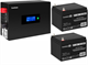 ИБП ExeGate IdealSine SR-1500.LCD.2SH + 2x DT 1226 (26Ач) F682413 - фото 76140