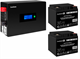 ИБП ExeGate IdealSine SR-1500.LCD.2SH + 2x DT 1240 (40Ач) F682415 - фото 76147