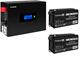 ИБП ExeGate IdealSine SR-1500.LCD.2SH + 2x DT 1265 (65Ач) F682419 - фото 76154