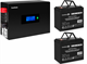 ИБП ExeGate IdealSine SR-1500.LCD.2SH + 2x DT 1275 (75Ач) F682421 - фото 76161