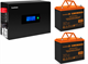 ИБП ExeGate IdealSine SR-1500.LCD.2SH + 2x HRL 12-80 (80Ач) F682423 - фото 76196