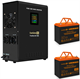 ИБП + батарея ExeGate FineSine SX-1500.LCD.AVR.2SH + 2x HRL 12-75 (75Ач) F667537 - фото 77798