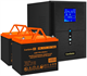 ИБП + батарея ExeGate SineTower SZ-2000.LCD.AVR.3SH.1C13.USB + 2x HRL 12-75 (75Ач) F667520 - фото 78871